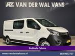 Opel Vivaro | 1.6 CDTI 126pk L2H1 Dubbele Cabine Euro6 Airco, Auto's, Gebruikt, Euro 6, Wit, Te koop