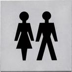 Intersteel Pictogram zelfklevend vierkant 76x76 WC dames en, Ophalen of Verzenden, Nieuw