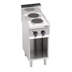 GGM Gastro | Elektrische kookplaat - 5,2 kW - 2 ronde platen, Witgoed en Apparatuur, Fornuizen, Verzenden, Nieuw, Inbouw