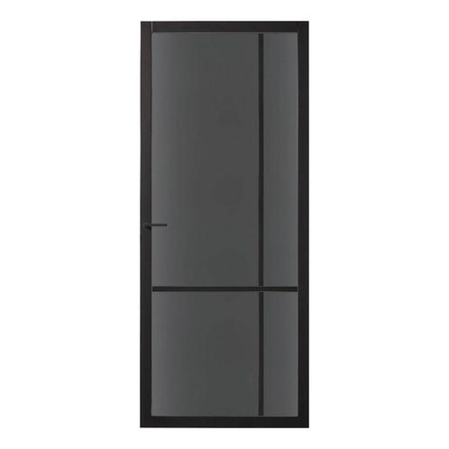 Skantrae binnendeur SSL4007 88x231,5 (Stomp, Rookglas), Doe-het-zelf en Verbouw, Deuren en Horren, Nieuw, Glas, Hout, Binnendeur