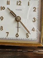 Reisklok - Richard - messing, metaal, glas, leder -, Antiek en Kunst