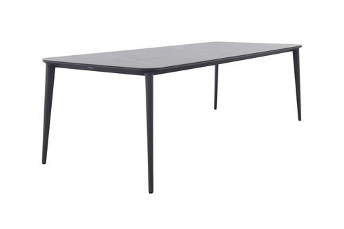 Vdgarde-Oklahoma tuintafel - antraciet - 240x100 cm., Tuin en Terras, Tuintafels, Nieuw, Overige materialen, Rond, Verzenden