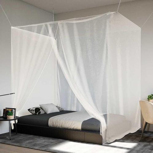 vidaXL Hangende klamboe 156 gaas 220x100x150 cm wit, Doe-het-zelf en Verbouw, Deuren en Horren, Nieuw, Verzenden