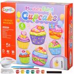 Kruzzel Magneten DIY - Cupcake Set - Stimuleer Creativite..., Nieuw, Ophalen of Verzenden