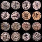 Romeinse Rijk. Lot comprising eight (8) coins: III-IV