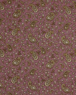 Viscose Radiance Paisley Mauve, Hobby en Vrije tijd, Stoffen en Lappen, Overige kleuren, Nieuw