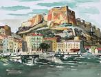 Yves Brayer (1907-1990) - Le port de Bonifaccio