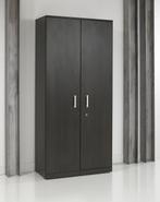 Executive klapdeurkast, 200x90x42 cm, black oak, Huis en Inrichting, Kasten | Boekenkasten, Ophalen of Verzenden, Nieuw