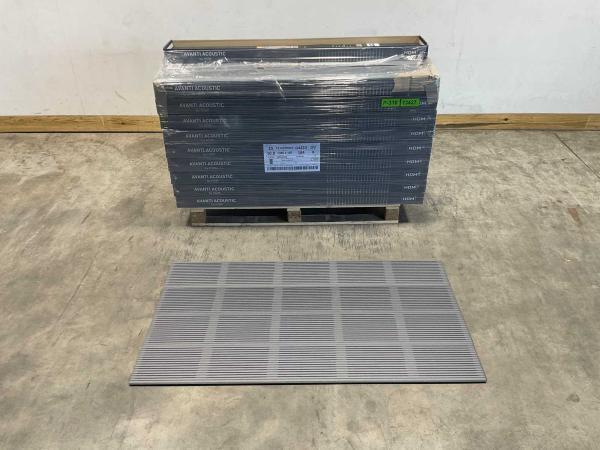 Veiling - 26,7m² HDM akoestische wandpanelen Inox Black 138, Doe-het-zelf en Verbouw, Platen en Panelen