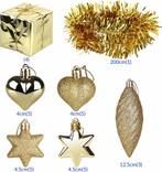 Kerstboom decoraties - Set van 103 - goudkleurig (Interieur), Verzenden, Nieuw