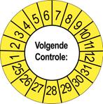 Keuringsstickers Volgende Controle (5 per strip), Doe-het-zelf en Verbouw, Meetapparatuur, Verzenden, Nieuw