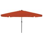 vidaXL Tuinparasol Terracotta 395 x 395 x 245 cm Polyester, Verzenden, Nieuw, 3 tot 4 meter