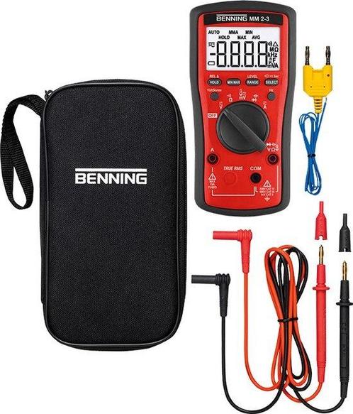 Benning Multimeter Digitaal MM 2-3, Doe-het-zelf en Verbouw, Meetapparatuur, Verzenden
