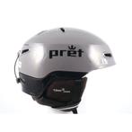 59 60 61 62 skihelm/snowboardhelm PRET EPIC, Grey/black, ver, Verzenden, Gebruikt