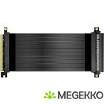 Akasa RISER BLACK X2, Premium PCIe 3.0 x 16 Riser cable,20CM, Verzenden, Nieuw