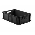 Stapelbak 600x400x180mm, Zwart, EF6180, Nieuw, Ophalen of Verzenden