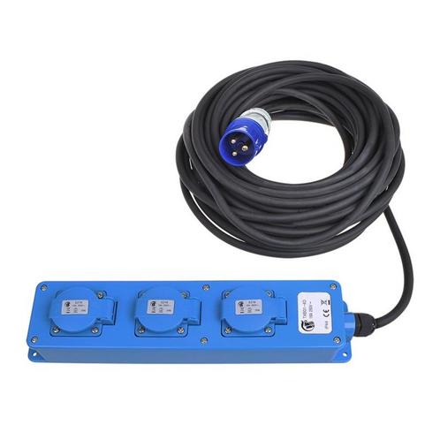 ProPlus Stekkerdoos - 2 Schuko + 2 USB - 20 meter - IP44..., Doe-het-zelf en Verbouw, Elektra en Kabels, Nieuw, Ophalen of Verzenden
