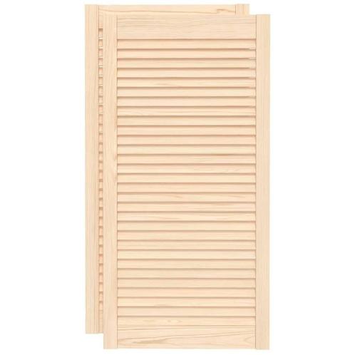 Lamellen Deuren 99x49cm Grenen | Tweedekansje | Ruim 47%!, Huis en Inrichting, Kasten | Kledingkasten, Met deur(en), Nieuw, Grenenhout
