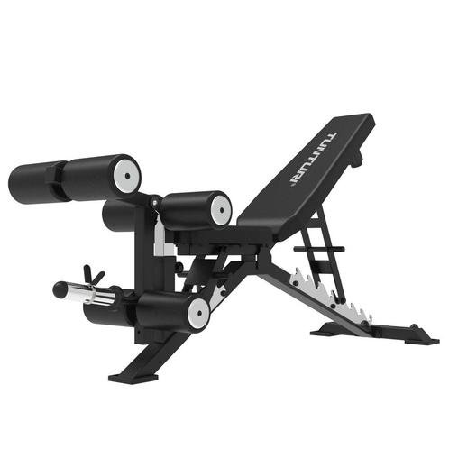 Tunturi Platinum Utility Bench + Leg Developer - V - series, Sport en Fitness, Fitnessmaterialen, Fitnessbank, Nieuw, Verzenden