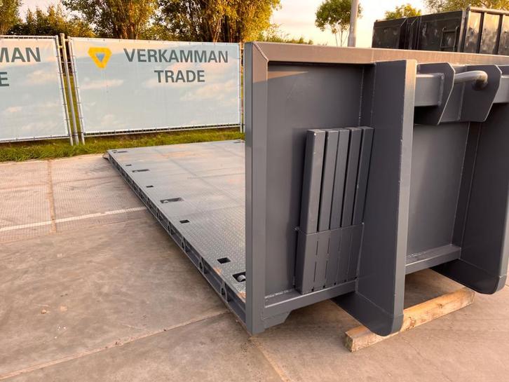 Plateau laadvloer haakarm slede flat vlet VDL rongen oprijba, Zakelijke goederen, Machines en Bouw | Transport