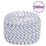 vidaXL Boot touw 10 mm 500 m polypropyleen wit, Verzenden, Nieuw