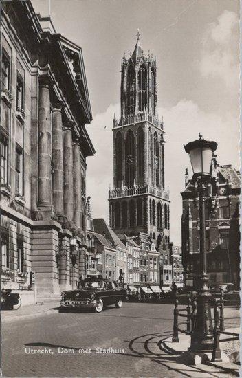 UTRECHT - Dom met Stadhuis, Verzamelen, Ansichtkaarten | Nederland, Verzenden