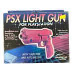 Gamester LMP PSX Light Gun voor Playstation 1 (Met turbo en, Spelcomputers en Games, Verzenden, Zo goed als nieuw