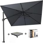 Challenger T2 zweefparasol 300x300 cm antraciet met 90KG, Ophalen of Verzenden, Nieuw