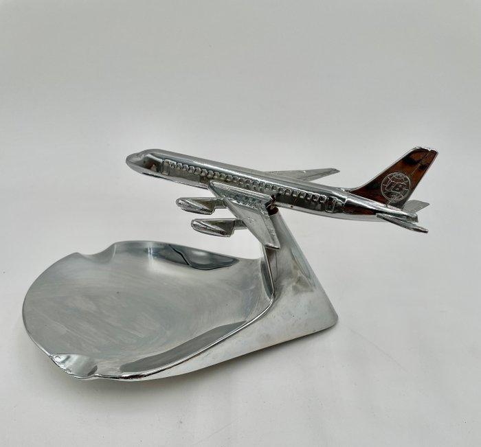 IMSA - Asbak - Iberia DC8 - Metaal, Antiek en Kunst, Antiek | Wandborden en Tegels