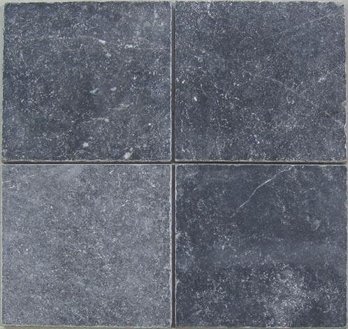 Getrommeld marmer natuursteen Karia black 20 x 20 cm-0,8m², Doe-het-zelf en Verbouw, Tegels, Nieuw, Verzenden