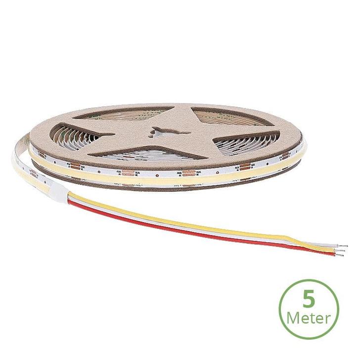 COB LED Strip | 24V | 12W p/m | 5 meter | 8mm | CCT | IP65, Huis en Inrichting, Lampen | Overige, Nieuw, Ophalen of Verzenden