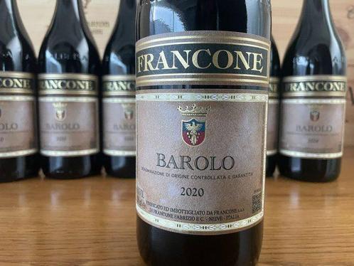 2020 Francone - Barolo - 6 Flessen (0.75 liter), Verzamelen, Wijnen