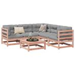 vidaXL 6-delige Loungeset met kussens massief douglas, Verzenden, Nieuw, Loungeset