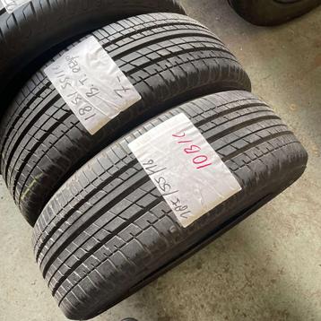 2 x Bridgestone Turanza 185-55-16 Zomerbanden 7mm beschikbaar voor biedingen