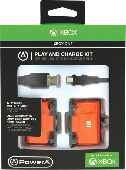 PowerA Play and Charge Kit-Xbox One (Xbox One) Gebruikt, Spelcomputers en Games, Spelcomputers | Xbox | Accessoires, Zo goed als nieuw
