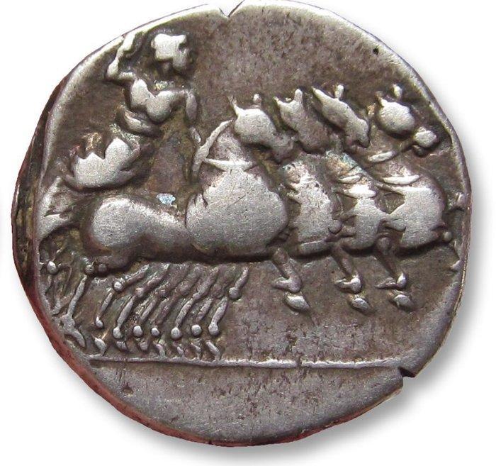 Romeinse Republiek Denarius Anonymous issue, Rome mint circa, Postzegels en Munten, Munten | Europa | Niet-Euromunten