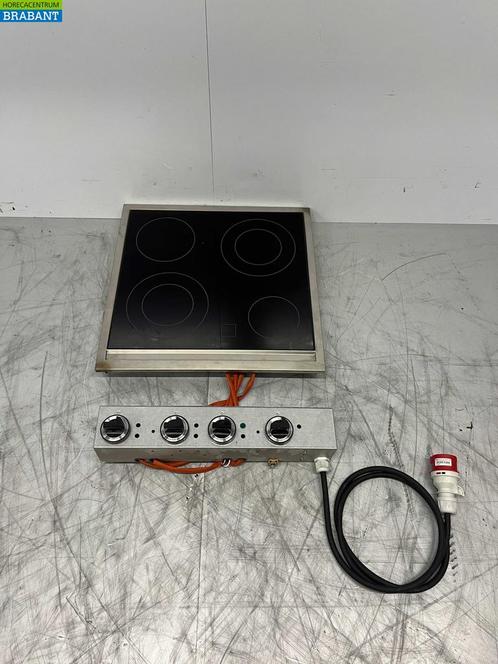 RVS Mareno 4 pits Drop-in Keramisch fornuis kookplaat 60 cm, Zakelijke goederen, Horeca | Keukenapparatuur, Nieuw zonder verpakking