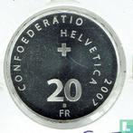 Zwitserland 20 franc 2007 (PROOF) Munot castle at Schaff..., Postzegels en Munten, Munten | Europa | Niet-Euromunten, Verzenden