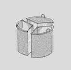 Vergiet | voor kookketel 150 liter | (Ø)50x(H)48cm, Verzenden, Nieuw in verpakking