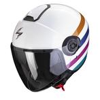 Scorpion Exo-City II Bee Wit Groen Goud Jethelm, Motoren, Kleding | Motorhelmen, XS, Jethelm, Nieuw met kaartje, Overige merken