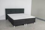 *UITVERKOOP* Boxspring Bravo - 140x220 - Chicago Antraciet, Huis en Inrichting, Nieuw, Ophalen of Verzenden, 140 cm, 220 cm