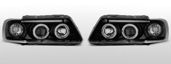 Koplampen Angel Eyes LED | Audi A3 8L 1996-2000 | zwart, Auto-onderdelen, Verlichting, Nieuw, Audi, Verzenden