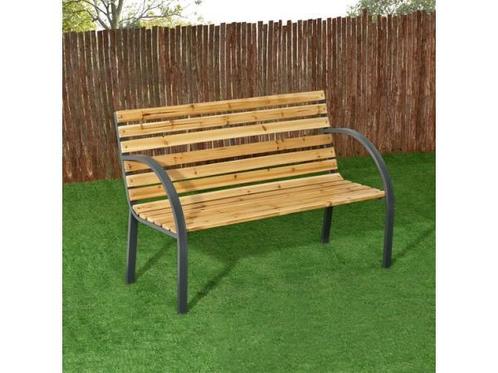 Veiling - 2 zits tuinbank - Modena - Espenhout, Tuin en Terras, Tuinbanken, Nieuw