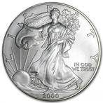 American Eagle 1 oz 2000 (9.239.132 oplage), Postzegels en Munten, Munten | Amerika, Verzenden, Midden-Amerika, Losse munt, Zilver