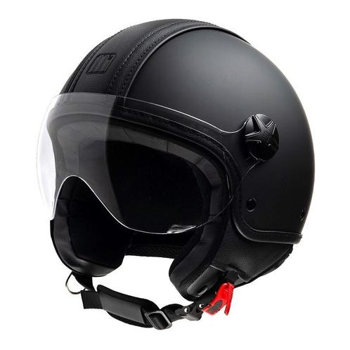 Motocubo top ant jethelm met vizier | mat zwart | ECE 22.06, Motoren, Kleding | Motorhelmen, Nieuw met kaartje, Verzenden
