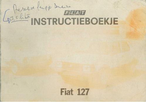 1983 Fiat 127 Instructieboekje Nederlands, Auto diversen, Handleidingen en Instructieboekjes, Verzenden