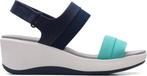 Clarks - maat 36-  Step Cali Muir - Navy Combi - Vrouwen, Kleding | Dames, Schoenen, Verzenden, Nieuw