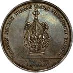 België. Medal 1843 - Donation of a golden crown for the, Postzegels en Munten