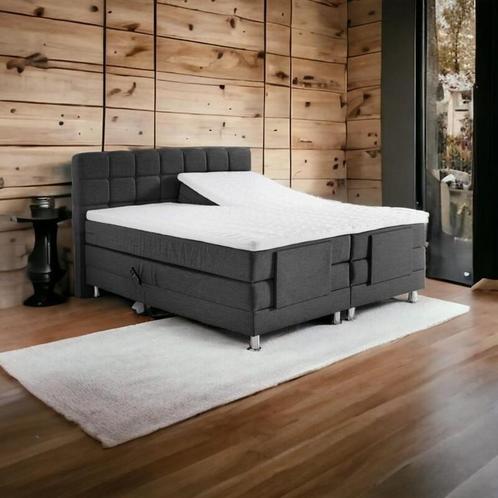 Elektrische boxspringcombinatie, M-Ray, Manhattan, Antrac, Huis en Inrichting, Slaapkamer | Boxsprings