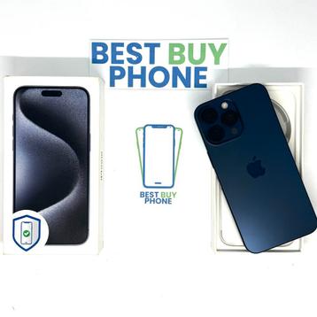 iPhone 15 Pro Max 256GB blauw /kras vrij glas /100% batt /ga beschikbaar voor biedingen